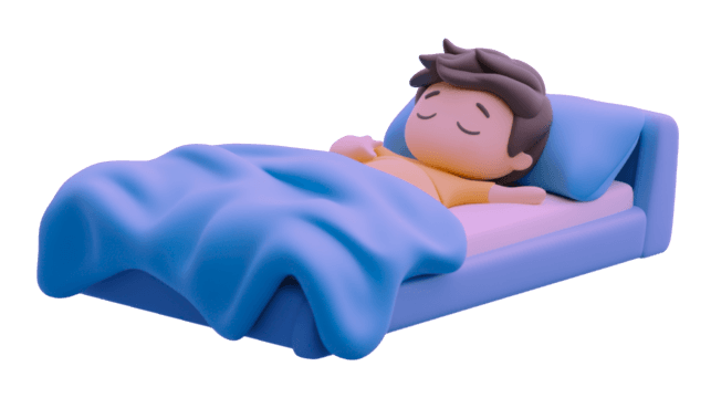 sleeping cartoon
